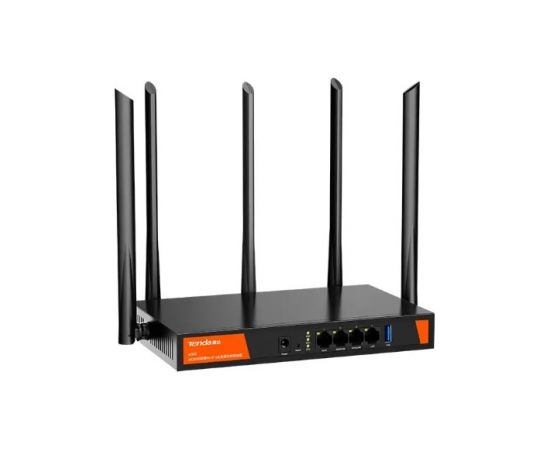 Tenda W30E AX3000 wireless router Gigabit Ethernet Dual-band (2.4 GHz / 5 GHz) Black