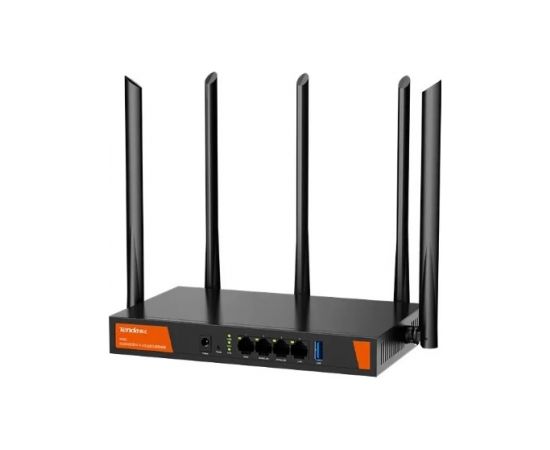 Tenda W30E AX3000 wireless router Gigabit Ethernet Dual-band (2.4 GHz / 5 GHz) Black