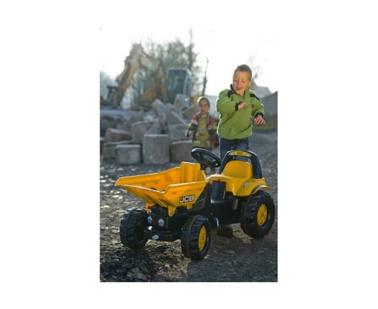 Rolly Toys Bērnu traktors ar pedāļiem rollyKid Dumper JCB (2,5-5 gadiem) 024247 Vācija