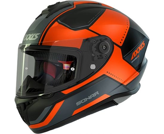 Axxis Helmets, S.a CASCO AXXIS FF112C DRAKEN S SONAR B3 NARANJA FLUOR MATE M
