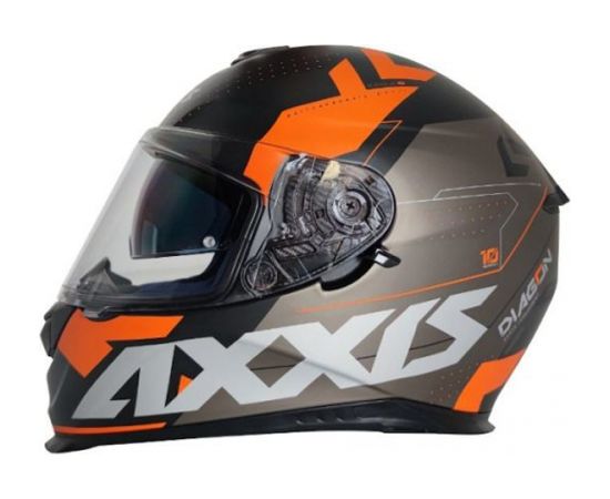 Axxis Helmets, S.a CASCO AXXIS FF109SV EAGLE SV DIAGON D4 NARANJA MATE XXL