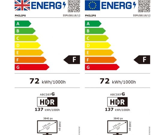 Philips 55PUS8118/12 55" (139 cm), Smart TV, 4K UHD LED, 3840 x 2160, Wi-Fi,  DVB-T/T2/T2-HD/C/S/S2
