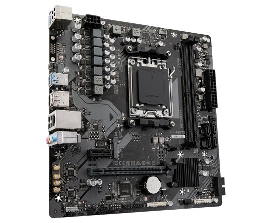 Gigabyte A620M H 1.0 M/B Processor family AMD, Processor socket AM5, DDR5 DIMM, Memory slots 2, Supported hard disk drive interfaces 	SATA, M.2, Number of SATA connectors 4, Chipset AMD A620, Micro ATX