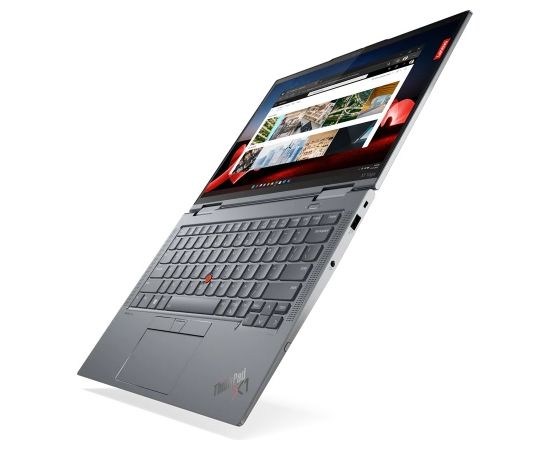 Lenovo ThinkPad X1 Yoga (Gen 8) Grey, 14 ", IPS, Touchscreen, WUXGA, 1920x1200, Anti-glare, Intel Core i7, i7-1355U, 16 GB, SSD 512 GB, Intel Iris Xe Graphics, No Optical drive, Windows 11 Pro, 802.11ax, Bluetooth version 5.1, LTE Upgradable, Keyboard l