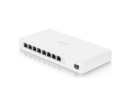 Ubiquiti UISP Router UISP-R No Wi-Fi, 10/1001000 Mbit/s, Ethernet LAN (RJ-45) ports 8, Mesh Support No, MU-MiMO No, No mobile broadband