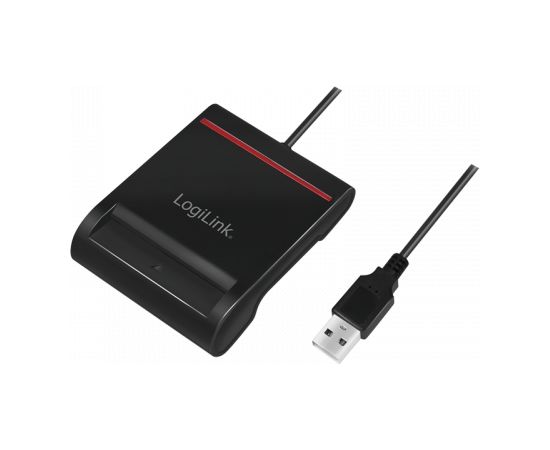 Logilink USB 2.0 card reader, for smart ID CR0047 Black