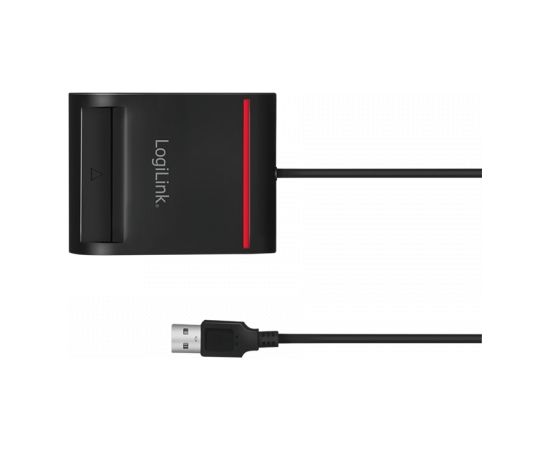 Logilink USB 2.0 card reader, for smart ID CR0047 Black