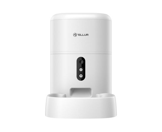 Tellur Smart WiFi mājdzīvnieku barotava, UltraHD kamera, 4L balts