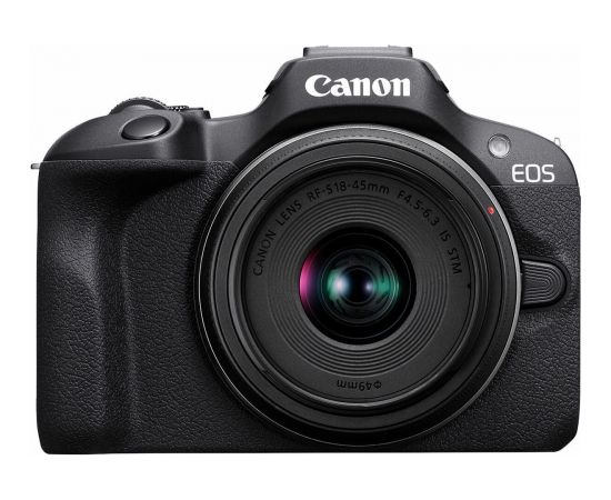 Canon EOS R100 + 18-45 + 55-210 мм, черный