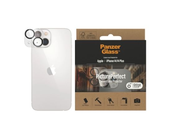 PanzerGlass Camera Lens Protection PicturePerfect Apple, iPhone 14/14 Plus, Glass, Transparent