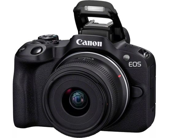 Canon EOS R50 + RF-S 18-45mm F4.5-6.3 IS STM (SIP) Megapixel 24.2 MP, Image stabilizer, ISO 32000, Display diagonal 2.95 ", Wi-Fi, Video recording, Automatic, manual, CMOS, Black