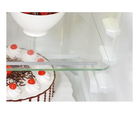 Candy Refrigerator 	CCE3T620ES Energy efficiency class E, Free standing, Combi, Height 200 cm, No Frost system, Fridge net capacity 258 L, Freezer net capacity 119 L, Display, 38 dB, Silver Холодильники