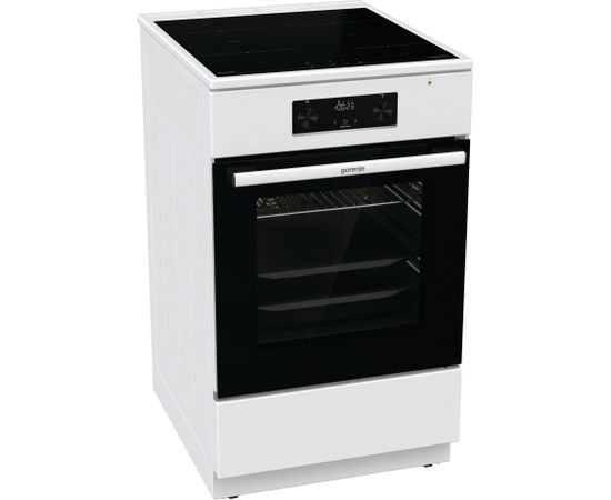 Gorenje Cooker GEIT5C60WPG Hob type Induction, Oven type Electric, White, Width 50 cm, Grilling, 70 L, Depth 59.4 cm