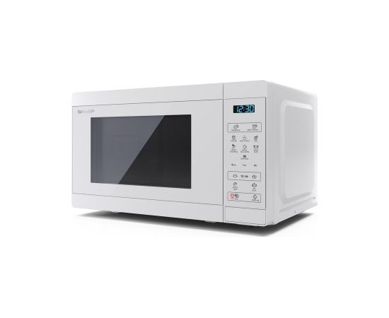 Sharp Mikroviļņu krāsns YC-MS02E-C Free standing, 800 W, White