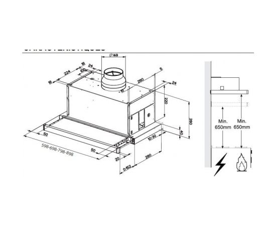 Hood De Dietrich DHT6605X