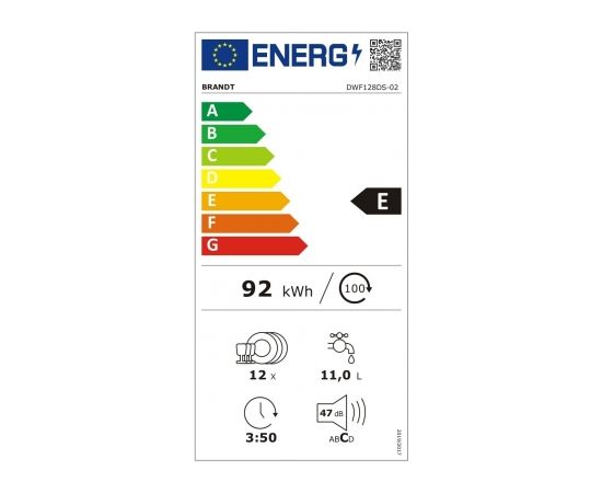 Dishwasher Brandt DWF128DS