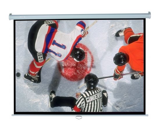 Elite Screens Manual Series M106XWH Diagonal 106 ", 16:9, Viewable screen width (W) 235 cm, White Piederumi projektoriem