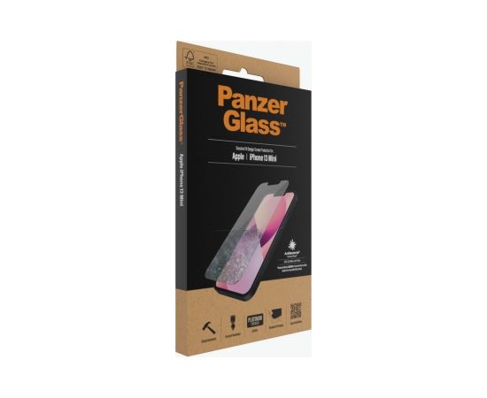 PanzerGlass Clear Screen Protector, Apple, iPhone 13 Mini, Tempered glass