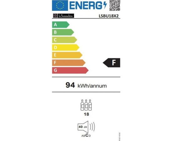Wine cooler La Sommeliere LSBU18X2