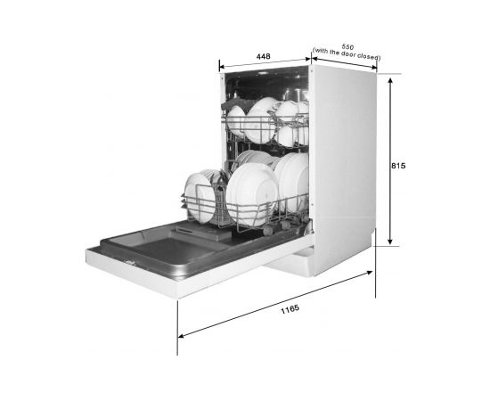 Built-in dishwasher Brandt VS1010J