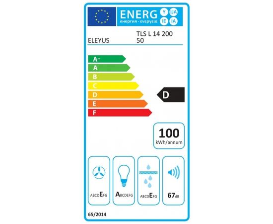 Cooker hood Eleyus TLS L14 200 50WH