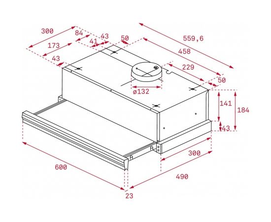 Hood Teka CNL6415PLUS white