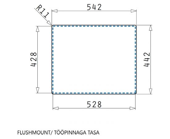 Sink Pyramis Astris 50x40 copper