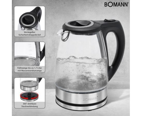 Glass kettle Bomann WKS6032G