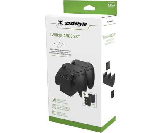 Snakebyte TWIN:CHARGE SX Black Indoor