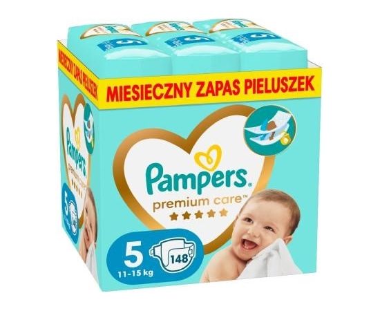 Pampers Pieluchy Premium Monthly Box S5 148