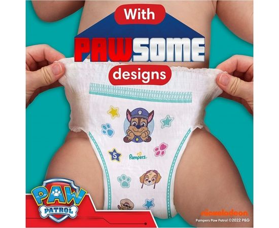 PAMPERS WB Paw Patrol diapers size 5 12-17kg 66 pcs.
