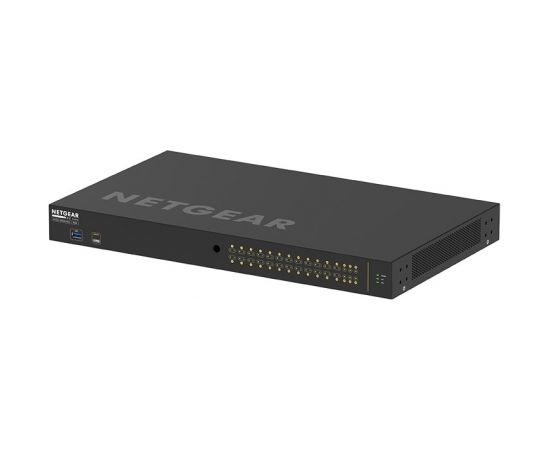 NETGEAR GSM4230P-100EUS network switch Managed L2/L3 Gigabit Ethernet (10/100/1000) Power over Ethernet (PoE) 1U Black