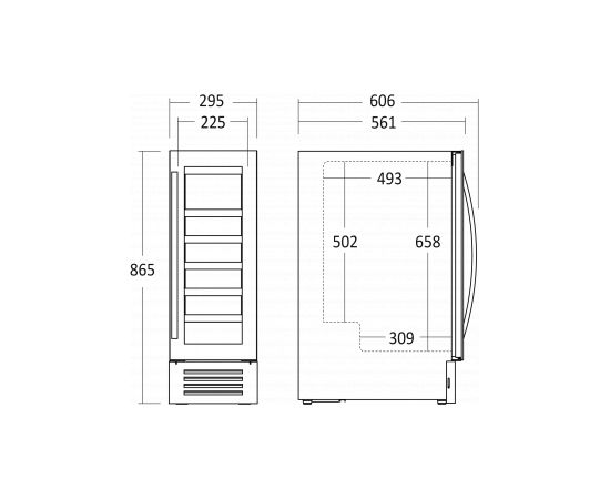 Wine refrigerator Scandomestic SV19B