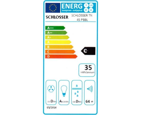 Built in hood Schlosser TN45PBBL