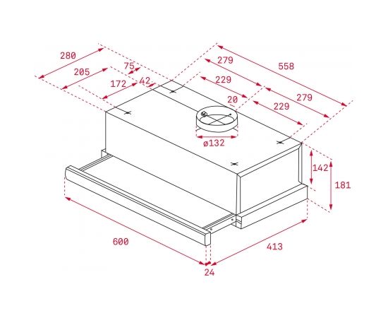 Hood  Teka TL6310 inox