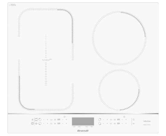 Built-in induction hob Brandt BPI164HSW