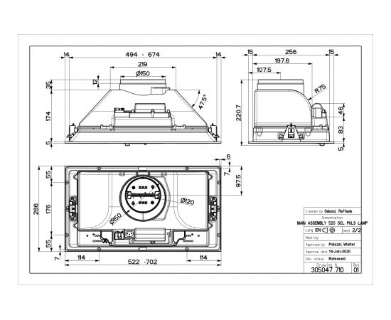 Built in hood Faber Inka Smart C LG A52