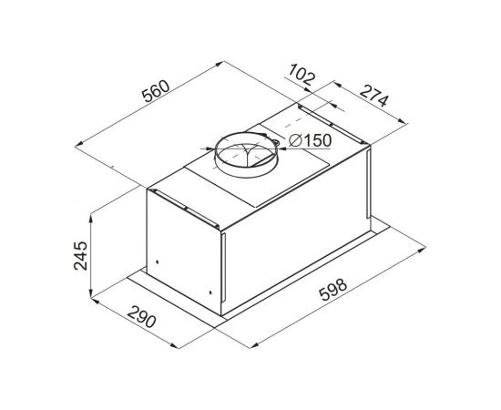 Built-in hood Greentek Faro Plus