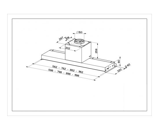 Hood Faber In-Nova Premium WH M A90