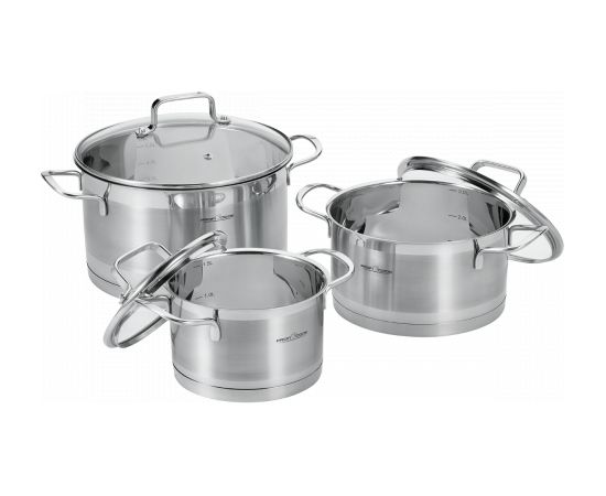 ProfiCook 6-piece cooking pot-set PCKTS1223