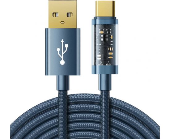 Data Cable to USB-A / Type-C / 3A / 2m Joyroom S-UC027A12 (blue)