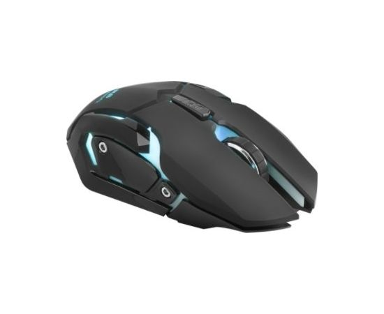 Mars Gaming MMW Беспроводная игровая мышь с Дополнительными кнопками / RGB / 3200 DPI / черный