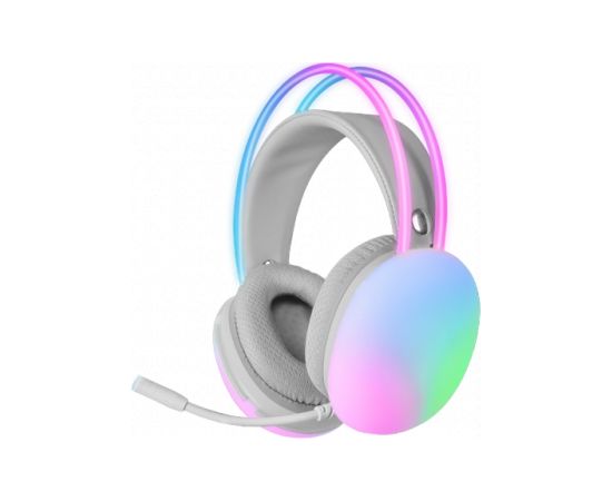 Mars Gaming MH-GLOW RGB Chroma Flow Игровые наушники 3.5mm / USB