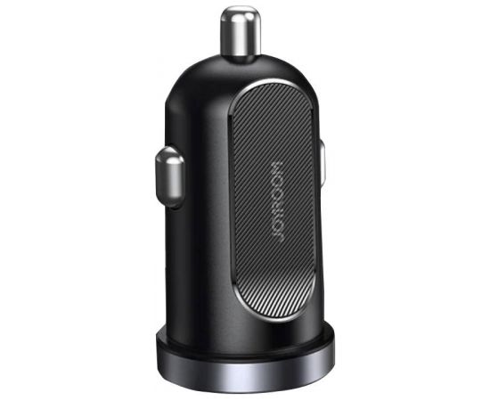 Car charger Joyroom C-A08, 1x USB QC3.0, 1x USB-C PD 30W (black)