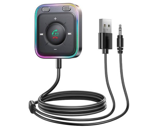 Bluetooth 5.3 AUX receiver Joyroom JR-CB3 (black)