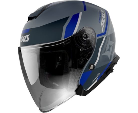 Axxis Helmets, S.a CASCO AXXIS OF504SV MIRAGE SV DAMASKO D7 AZUL MATE XL