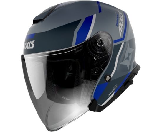 Axxis Helmets, S.a CASCO AXXIS OF504SV MIRAGE SV DAMASKO D7 AZUL MATE M