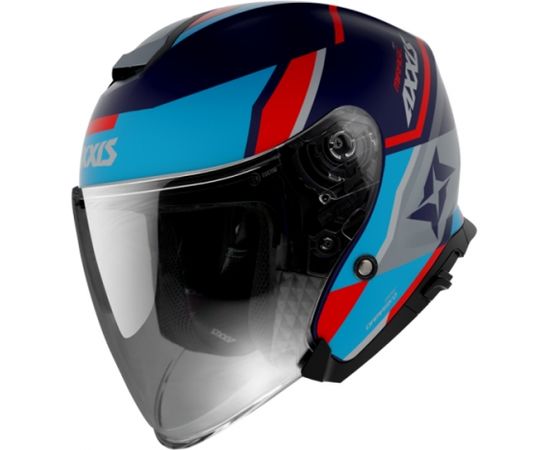 Axxis Helmets, S.a CASCO AXXIS OF504SV MIRAGE SV DAMASKO C7 AZUL MATE M