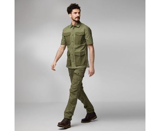 Fjallraven Räven Shirt SS / Zaļa / M