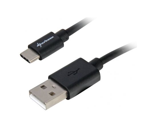 Sharkoon USB 2.0 A - USB C Adapter - black - 3m